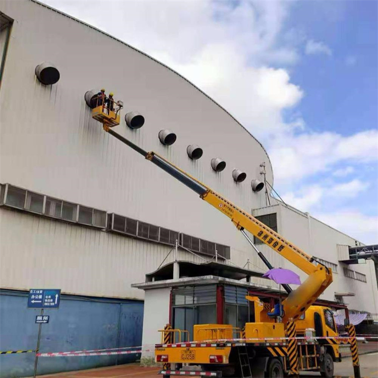 宁波鄞州高空作业车出租服务：专业广告牌安装解决方案